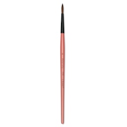 Dynasty Water Lily Watercolor Brush - Short Handle, Round, Size 6