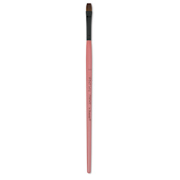 Dynasty Water Lily Watercolor Brush - Short Handle, Flat, Size 1/4"