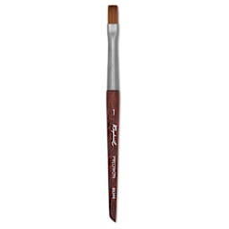 Raphaël Precision Mini Brush - Flat, Short Handle, Size 1