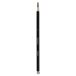 Yasutomo Fusion Synthetic Brush - Round, Short Handle, Size 2