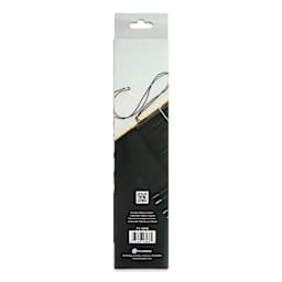 Yasutomo Fusion Synthetic Brushes - Round, Short Handle, Set of 5 with Wrap, back oft he packaging