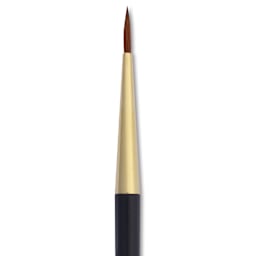 Isabey Isagold Synthetic Brush - Round, Short Handle, Size 4, close-up