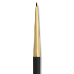 Isabey Isagold Synthetic Brush - Spotter, Short Handle, Size 2, close-up