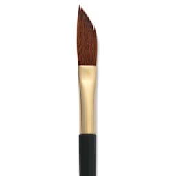 Isabey Isagold Synthetic Brush - Dagger, Short Handle, Size 4, close-up