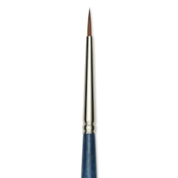 Silver Brush BelleAqua Brush - Round, Short Handle, Size 1, close-up