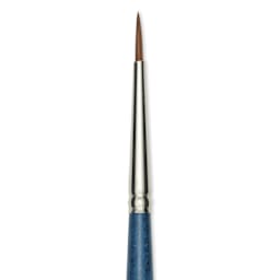 Silver Brush BelleAqua Brush - Round, Short Handle, Size 2, close-up