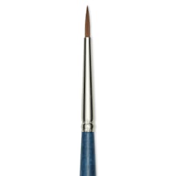 Silver Brush BelleAqua Brush - Round, Short Handle, Size 4, close-up