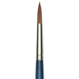 Silver Brush BelleAqua Brush - Round, Short Handle, Size 20, close-up