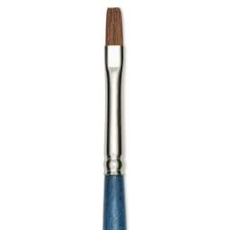 Silver Brush BelleAqua Brush - Bright, Short Handle, Size 4, close-up
