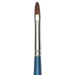 Silver Brush BelleAqua Brush - Cats Tongue, Short Handle, Size 4, close-up