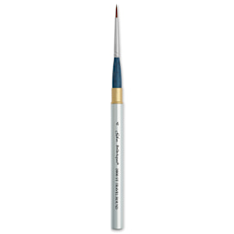 Silver Brush BelleAqua Travel Brush - Round, Short Handle, Size 4