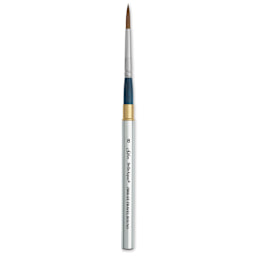 Silver Brush BelleAqua Travel Brush - Round, Short Handle, Size 8