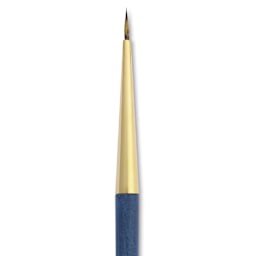Isabey Isacolor Synthetic Brush - Round, Short Handle, Size 2, close-up