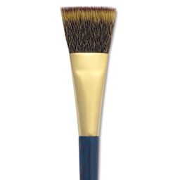 Isabey Isacolor Synthetic Brush - Wash, Short Handle, Size 8, close-up