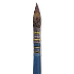 Isabey Isacolor Synthetic Brush - Quill Mop, Short Handle, Size 0, close-up
