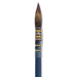 Isabey Isacolor Synthetic Brush - Quill Mop, Short Handle, Size 4/0, close-up
