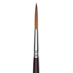 Escoda Prado Tame Synthetic Brush - Rigger, Size 6, close-up