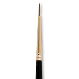 Silver Brush Renaissance Red Sable Brush - Round, Long Handle, Size 2 close up