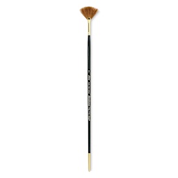 Silver Brush Renaissance Red Sable Brush - Fan, Long Handle, Size 2