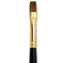 Silver Brush Renaissance Red Sable Brush - Bright, Long Handle, Size 6 close up