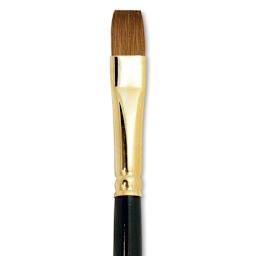 Silver Brush Renaissance Red Sable Brush - Bright, Long Handle, Size 10 close up