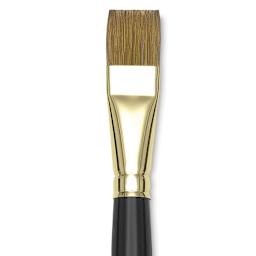Silver Brush Renaissance Red Sable Brush - Bright, Long Handle, Size 20 close up