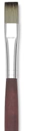 Da Vinci College Synthetic Brushes - Closeup of Bright Brush shown