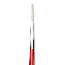 Da Vinci Maestro 2 Hog Bristle Brush - Long Round, Long Handle, Size 4 close up