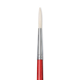 Da Vinci Maestro 2 Hog Bristle Brush - Long Round, Long Handle, Size 6 close up