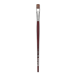 Da Vinci Grigio Synthetic Brush - Flat, Long Handle, Size 16