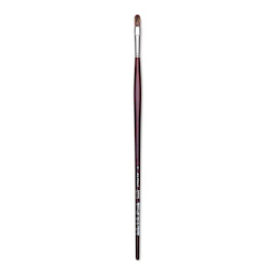 Da Vinci Grigio Synthetic Brush - Filbert, Long Handle, Size 6