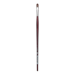 Da Vinci Grigio Synthetic Brush - Filbert, Long Handle, Size 8