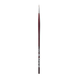 Da Vinci Grigio Synthetic Brush - Round, Long Handle, Size 0