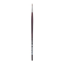 Da Vinci Grigio Synthetic Brush - Round, Long Handle, Size 4