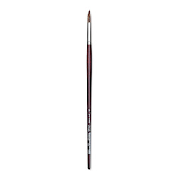Da Vinci Grigio Synthetic Brush - Round, Long Handle, Size 10