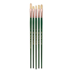 Silver Brush Grand Prix Brush Set - Set of 5 Brushes shown upright