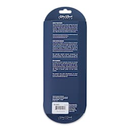 Silver Brush Bristlon Synthetic Bristle Brushes - BLICK Exclusive, Short Handle, Set of 5, back of pack