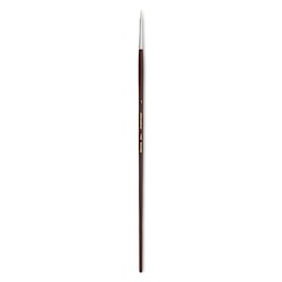 Silver Brush Silverstone Premium White Hog Bristle Brush - Round, Long Handle, Size 1