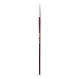 Silver Brush Silverstone Premium White Hog Bristle Brush - Round, Long Handle, Size 3