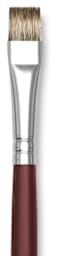 Royal Langnickel SableTek Brushes - Closeup of short handled Short Bright Brush
