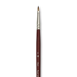 Royal & Langnickel SableTek Brush - Filbert, Short Handle, Size 2