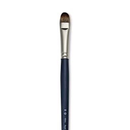 Royal & Langnickel SableTek Brush - Filbert, Long Handle, Size 18