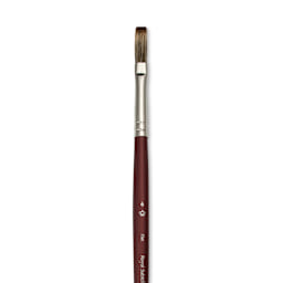 Royal & Langnickel SableTek Brush - Flat, Short Handle, Size 6