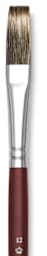Royal Langnickel SableTek Brushes - Closeup of short handled Flat Brush
