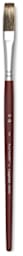 Royal Langnickel SableTek Brushes - Short handled Flat Brush shown upright

