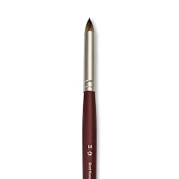 Langnickel Royal SableTek Brush - Short Round, Short Handle, Size 14