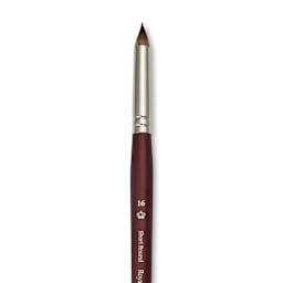 Royal & Langnickel SableTek Brush - Short Round, Short Handle, Size 16