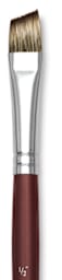 Royal Langnickel SableTek Brushes - Closeup of Short handle Angular brush
