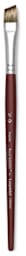 Royal Langnickel SableTek Brushes - Short handle Angular brush shown upright
