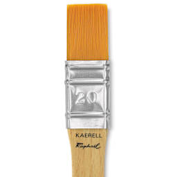 Raphael Kaerell Brush - Mixed Media Flat, Size 20, close-up